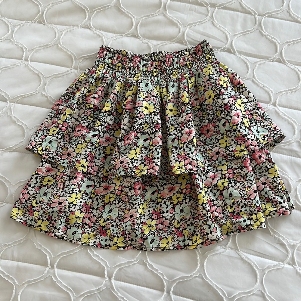 floral skirt